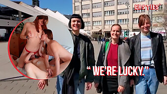 Las Chicas Alemanas Disfrutan De Las Vacaciones De Primavera Con Diversión Lésbica.