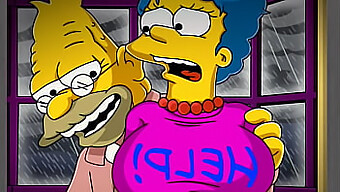 Marge Simpson, The Alluring Housewife, Is Mistaken For A Whore By Her Elderly Neighbor Due To Her Revealing Attire. While Her Husband Homer Is Away At Work, She Is Brutally Taken In All Her Tight Holes, Leading To A Wild Bdsm Encounter. This Comic And Visual Novel-Style Parody Brings Together The World Of Anime And Western Cartoons, Featuring A Busty And Clothed Marge In A Tantalizing Hentai Scenario.