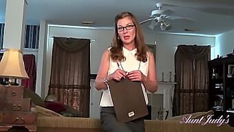 Isabella, A 43-Year-Old Brunette With A Natural Full Bush, Becomes Your New Secretary