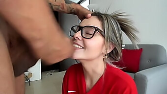 Blonde Milf Gets Teased With A Disappointing Cumshot