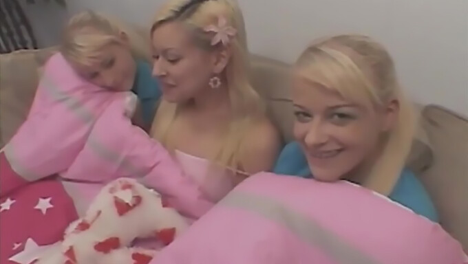 Three Woman And Lesbian Love In High Definition Video.