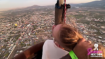 Intense Lovemaking At Dawn (She Consumes) In A Hot Air Balloon Near Pyramids With Amateur Couple